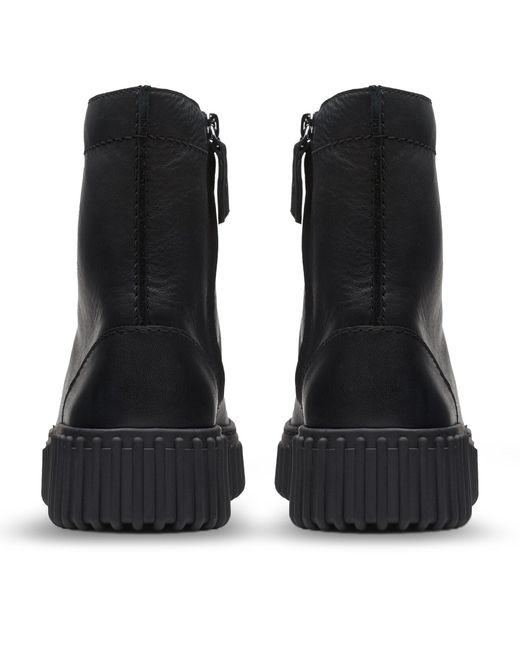 Clarks Black Schnürboots Torhill Rise Schwarz 39