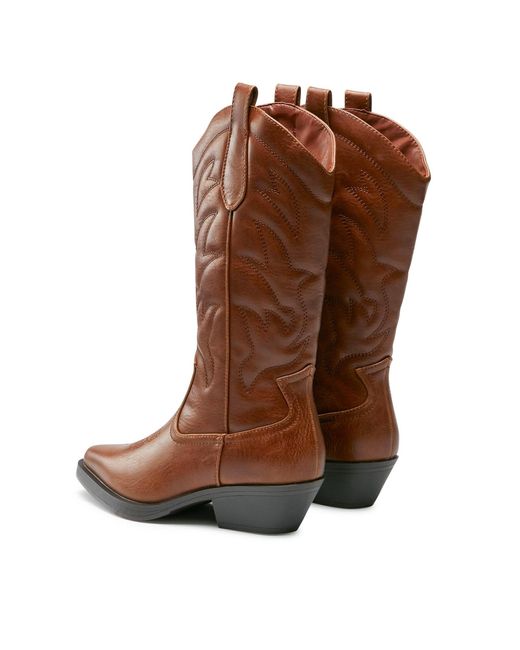 ONLY Brown Cowboystiefel Onlbronco 15304379
