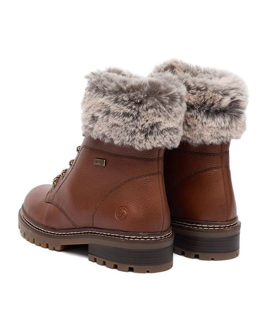 Remonte Brown Schnürschuhe Ceo-D0B74-24