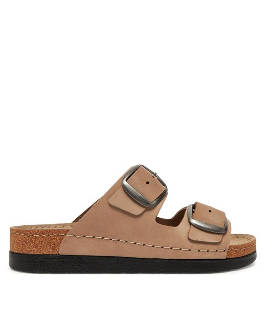 Dr. Brinkmann Brown Pantoletten 700741-08