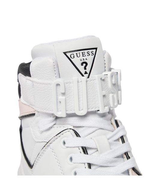 Guess White Sneakers Corten3 Flpcr3 Ele12 Weiß