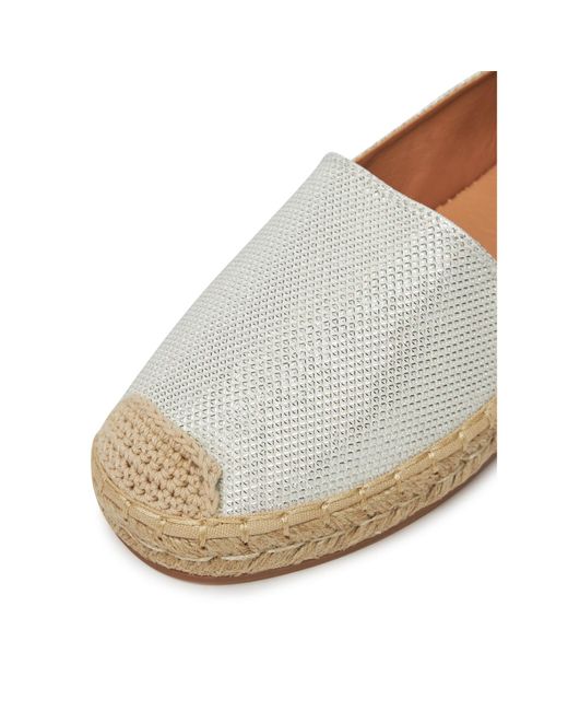 DeeZee White Espadrilles S289-5
