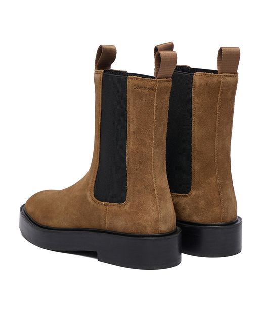 Calvin Klein Brown Klassische Stiefeletten Yw0Yw01969