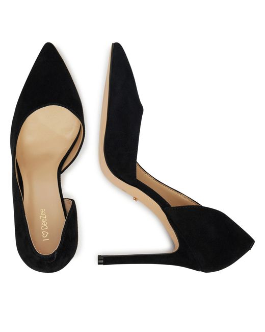 DeeZee Black High Heels Dz-09A