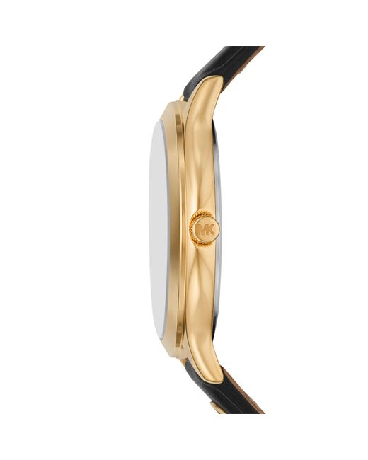 Michael Kors Metallic Uhr Slim Runway Mk7553
