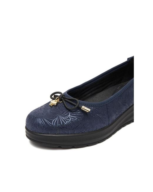 Go Soft Blue Ballerinas Ceo-Wi16-3243-02
