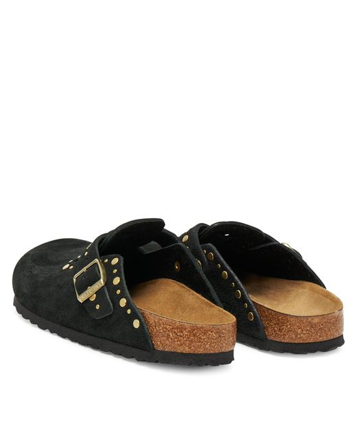 Birkenstock Black Pantoletten Boston Rivet 1030491
