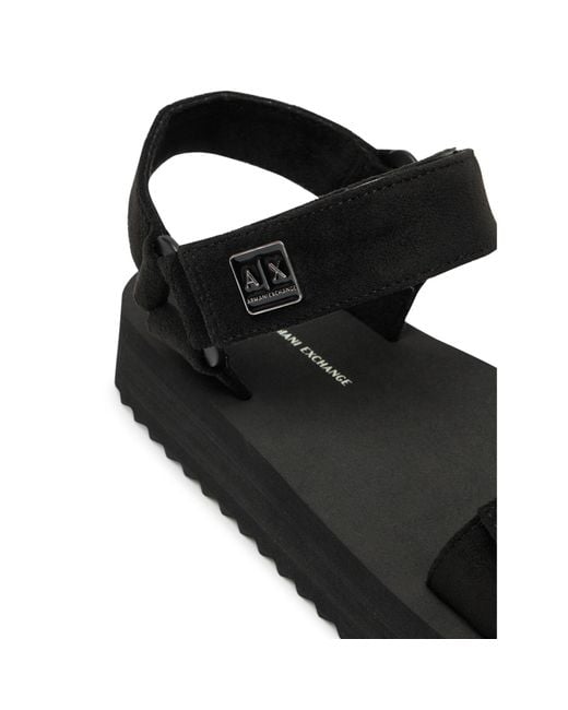 ARMANI EXCHANGE Black Sandalen Xdp064 Xv928 00002