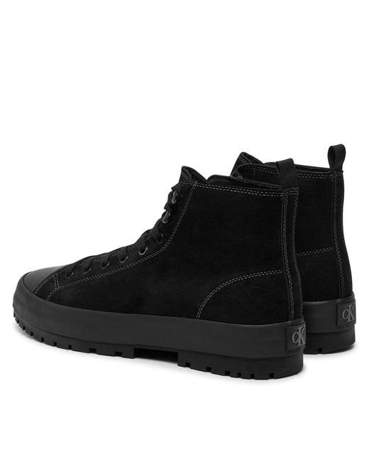 Calvin Klein Schnürstiefeletten Lugged Hybrid High Laceup Auth Ym0Ym01092 in Black für Herren