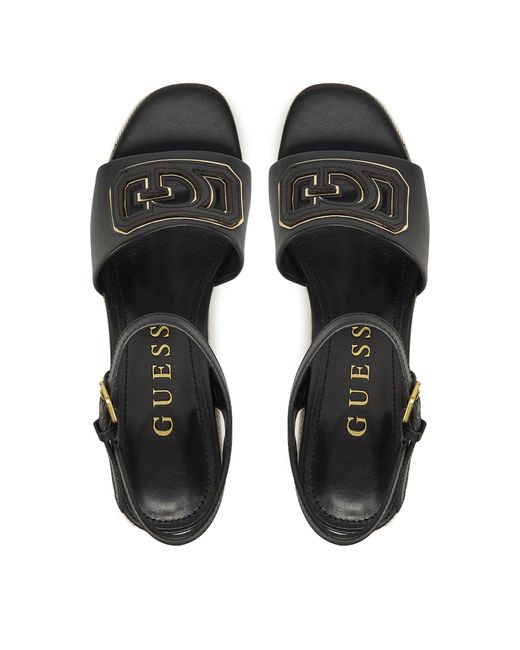 Guess Black Espadrilles Fljfml Lea03