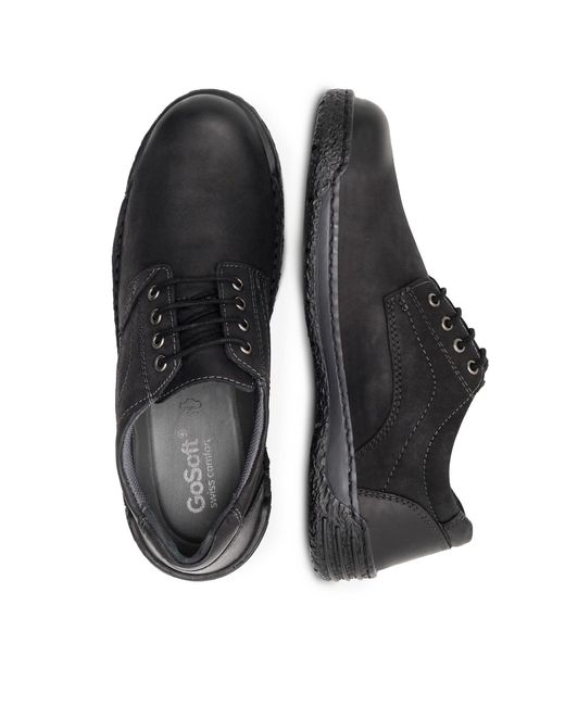 Go Soft Halbschuhe Lugo-01 in Black für Herren