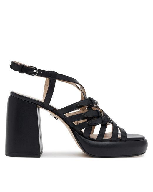 Bronx Black Sandalen 85055-D