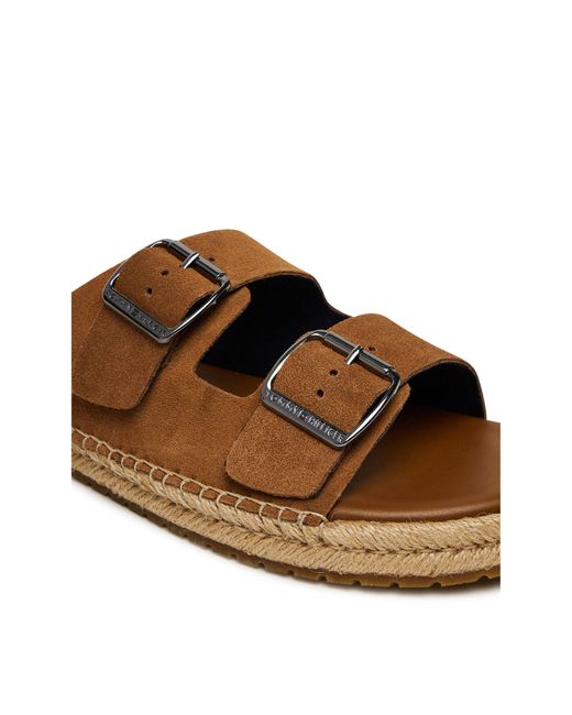 Tommy Hilfiger Espadrilles Flex Jutte Hilfiger Suede Sandal Fm0Fm05503 in Brown für Herren