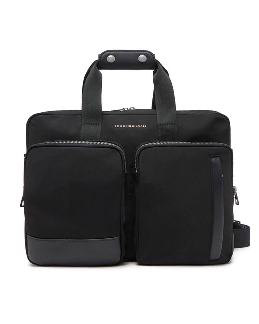 Tommy Hilfiger Laptoptasche Th Business Nylon Computer Bag Am0Am13191 in Black für Herren