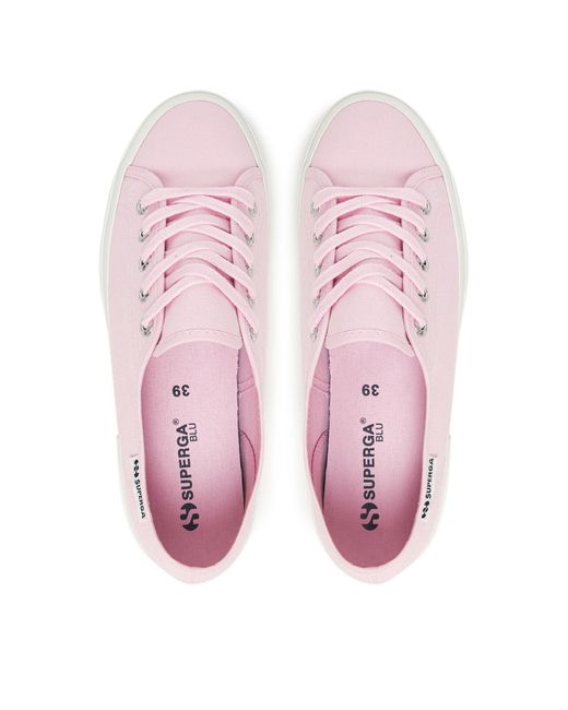 Superga Pink Sneakers Aus Stoff S7151Ew