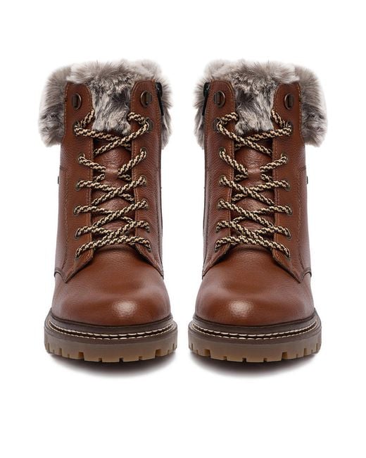 Remonte Brown Schnürschuhe Ceo-D0B74-24