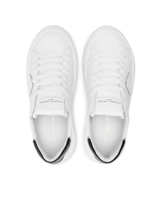 Philippe Model White Sneakers Temple Btld V010