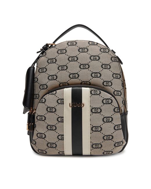 Liu Jo Black Rucksack M Backpack Aa5157 T3846