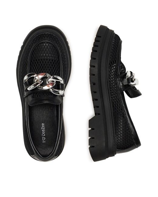 DeeZee Black Slipper 60062D-2