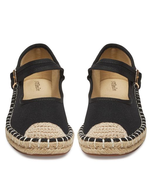 DeeZee Black Espadrilles Q88-512-1