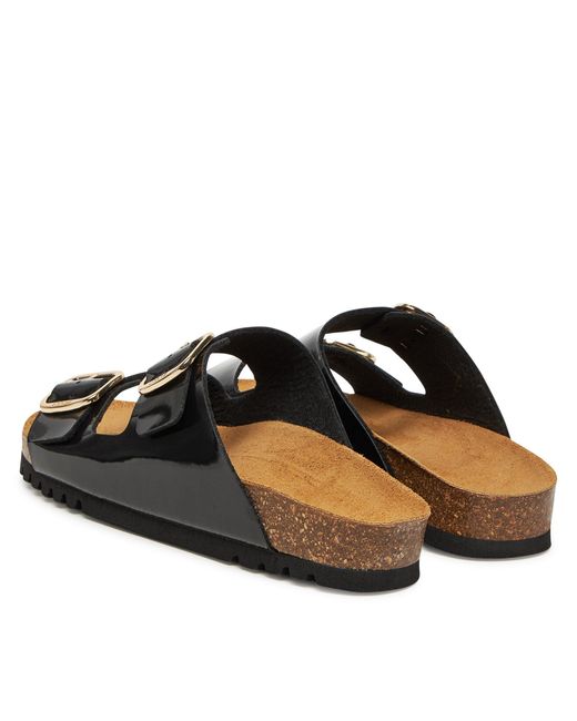 Scholl Black Pantoletten Josephine F32169