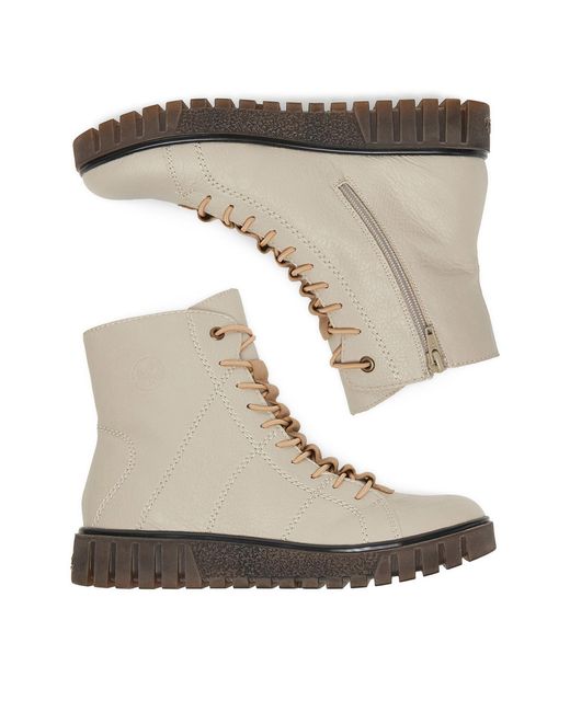 Rieker Natural Schnürschuhe Ceo-Y3420-62