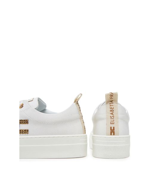 Elisabetta Franchi White Sneakers F4-A9E-0241 M