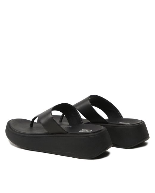 Fitflop Black Zehentrenner f-mode fw4-090 090