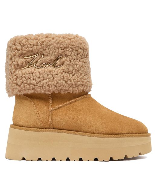 Karl Lagerfeld Brown Schneeschuhe Kl48653