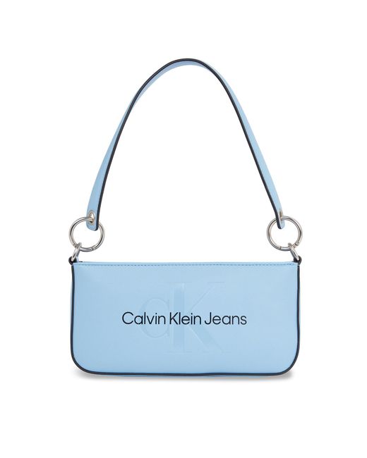 Calvin Klein Blue Handtasche Sculpted Shoulder Pouch25 Mono K60K610679