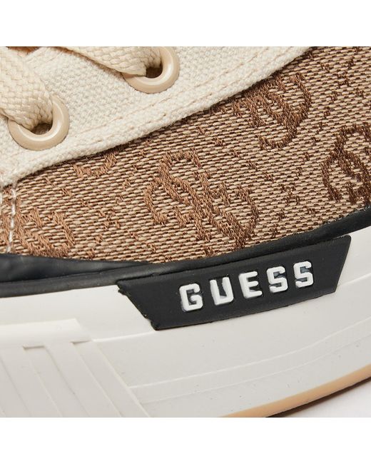 Guess Brown Sneakers Fljnly Fal12