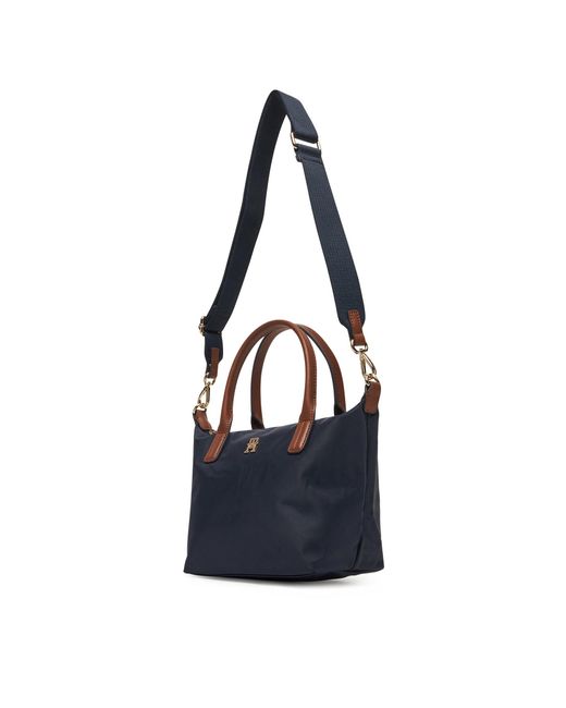 Tommy Hilfiger Blue Handtasche Popette Mini Tote Aw0Aw17709
