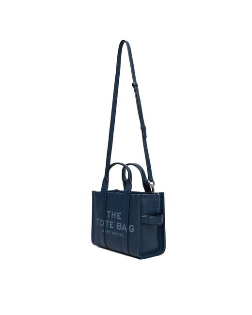 Marc Jacobs Blue Handtasche The Leather Small Tote Bag H009L01Sp21