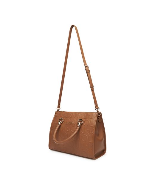 Liu Jo Brown Handtasche Ecs M Satchel Af5008 E0538