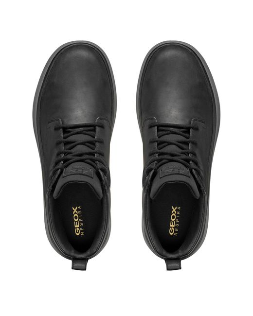 Geox Schnürschuhe U Granito + Grip B A U46Fza 0Ff22 C9999 in Black für Herren