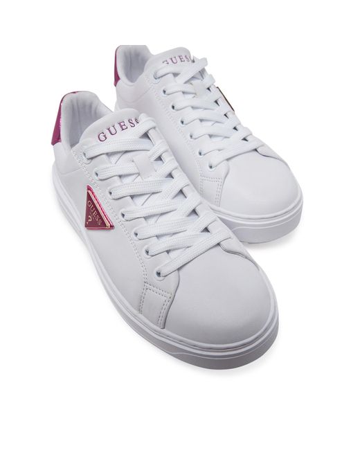 Guess White Sneakers Fljd12 Lea12