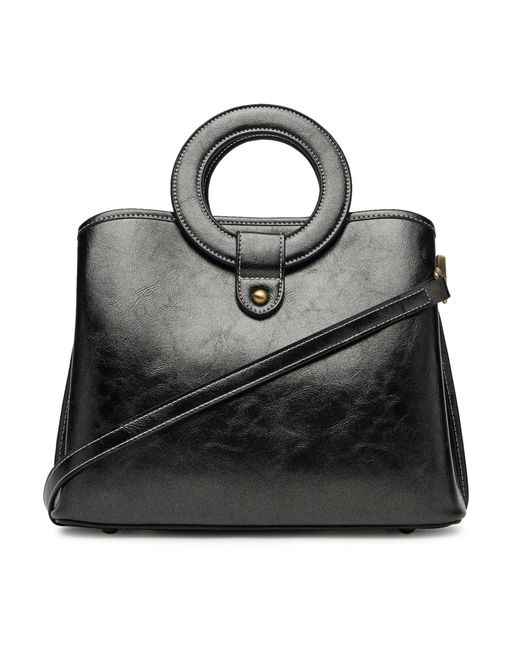 LAURA VITA Black Handtasche Alisa 03