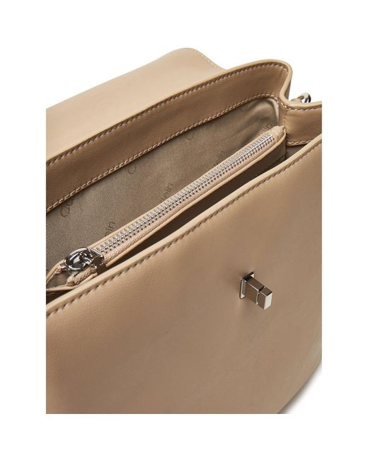 Calvin Klein Natural Rucksack Ck Flap Backpack With Conv Strap K60K613038