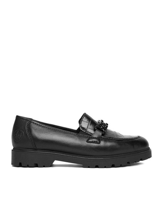 Rieker Black Slipper 45561-01