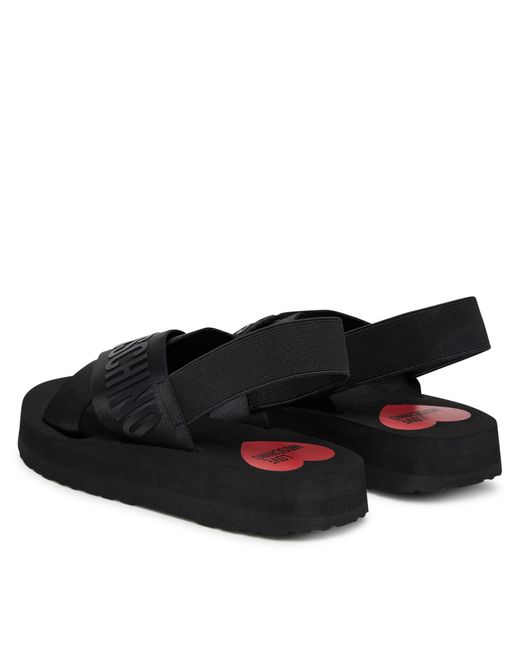 Love Moschino Black Sandalen Ja16214G0Mix4000