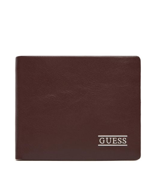 Guess Herren Geldbörse Smnebr Lea20 in Brown für Herren