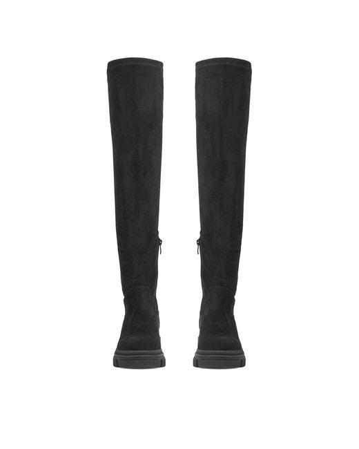 DeeZee Black Overknees Ws0902-01
