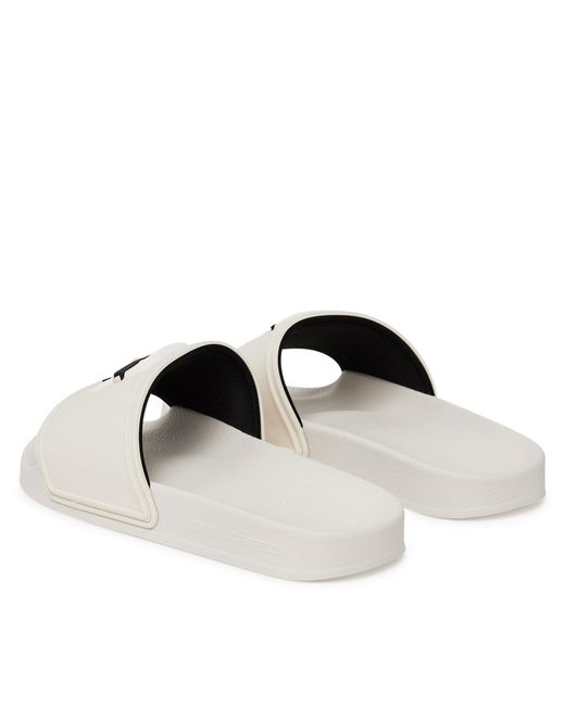 Karl Lagerfeld White Pantoletten Kondo 2.0 Kl80905A