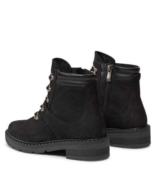 Marco Tozzi Black Schnürstiefeletten 2-25202-41