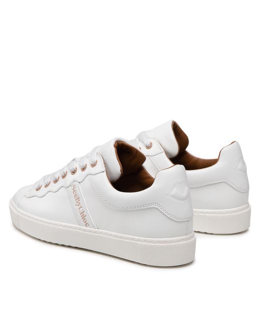 See By Chloé White Sneakers Sb39210A Weiß
