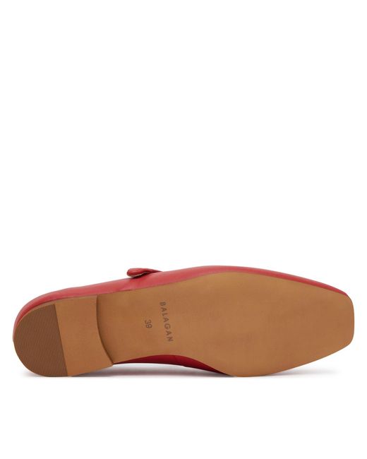 BALAGAN Red Halbschuhe Pass