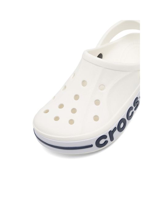 CROCSTM White Pantoletten Bayaband Clog 205089-126