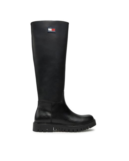 Tommy Hilfiger Black Stiefel Tjw Long Shaft Boot En0En02627