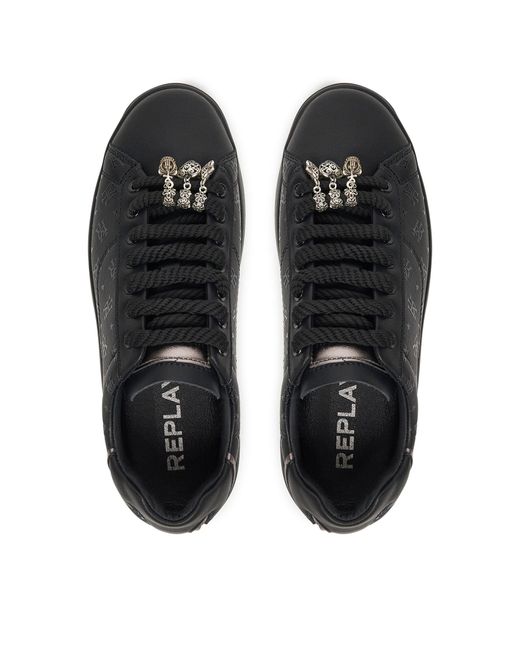 Replay Black Sneakers Gwz4N .000.C0024L