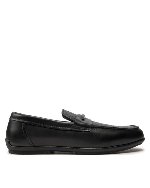 Calvin Klein Mokassins Driving Shoe Metal Bar Mono Hm0Hm01433 in Black für Herren
